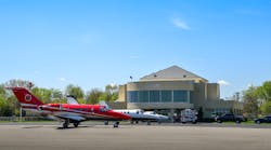 Jets sit outside of the Clarksville Regional Airport, where not too long ago you&apos;d be lucky to see &apos;one dusty old Cessna.&apos;